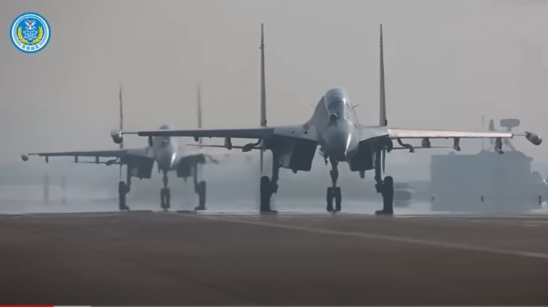 解放軍東部戰區23日出動42架軍機 解放軍東部戰區23日出動42架軍機