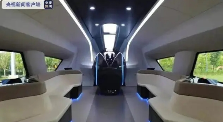 時速600公里高速磁浮交通系統在青島下線 時速600公里高速磁浮交通系統在青島下線