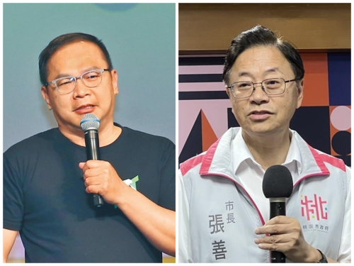 王義川(左)昨點名張善政(右) 王義川(左)昨點名張善政(右)