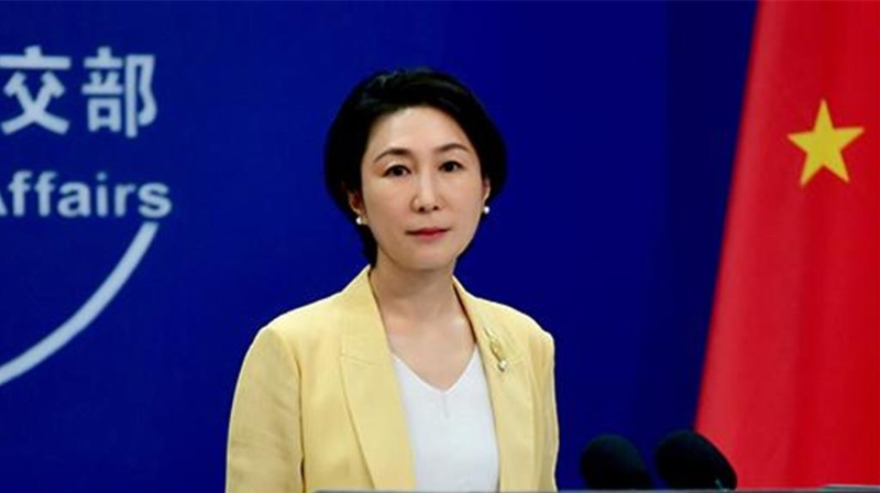 外交部發言人毛寧。外交部