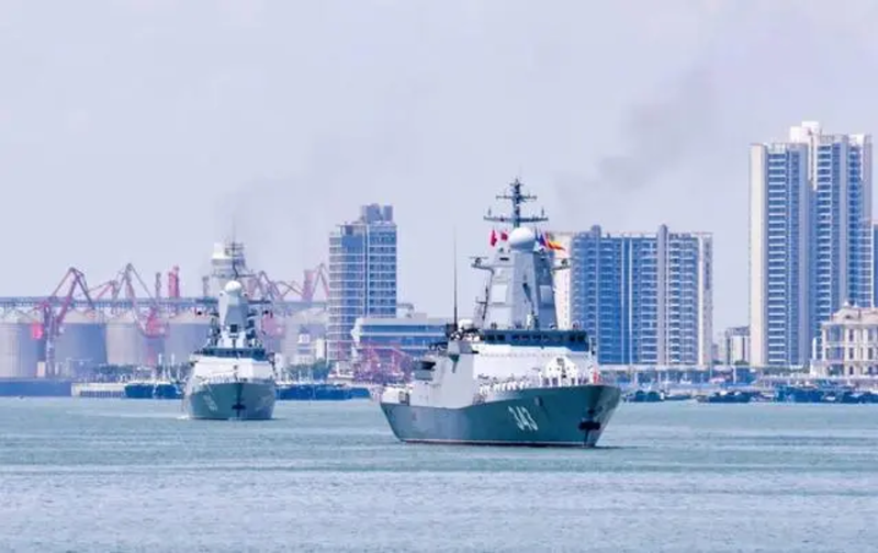 參與中俄“聯合海上-2024”軍事演習