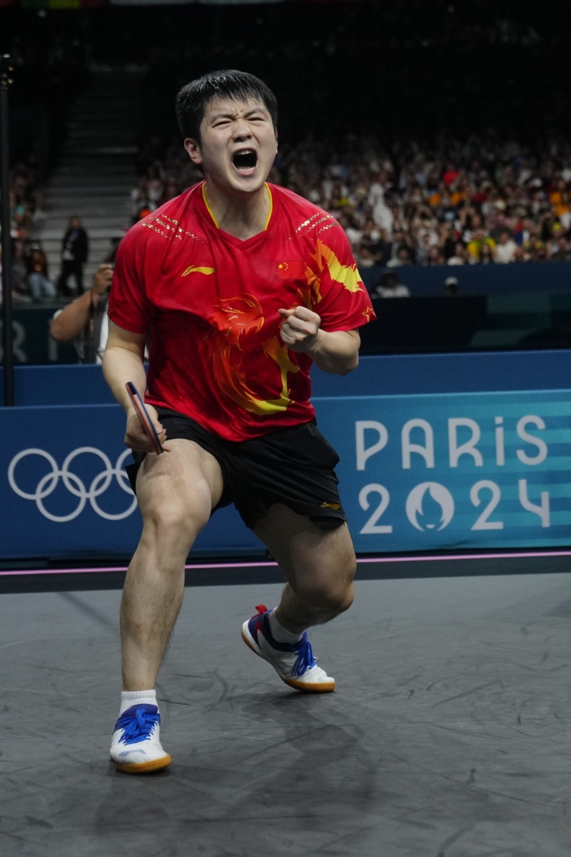 樊振東奪巴黎奧運乒乓男單金牌。