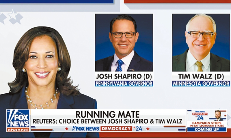 哈里斯搭檔名單