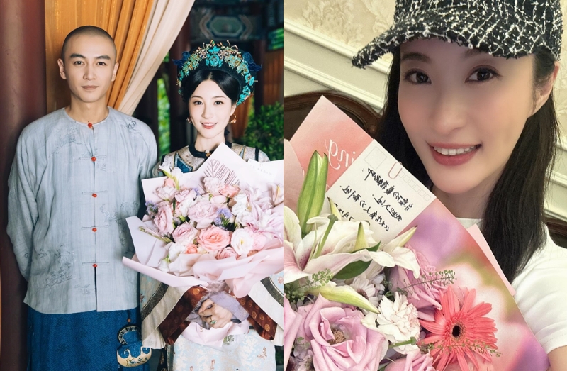 林夏薇透露陳曉最近看起來沒有不開心的樣子。（圖／翻攝自rosinalam IG）