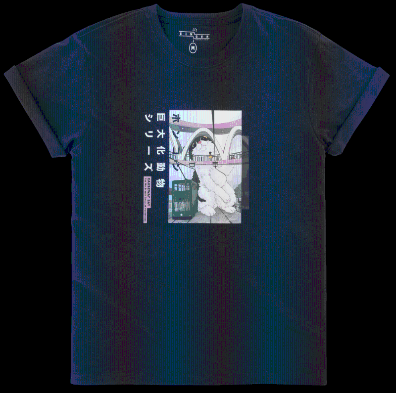 插畫及動畫師Maf Cheung主理的《香港巨大文化動物》系列，以其擅長的日系動漫風格，巨大動物結合香港標志性景物的圖案，呈現有趣視效。