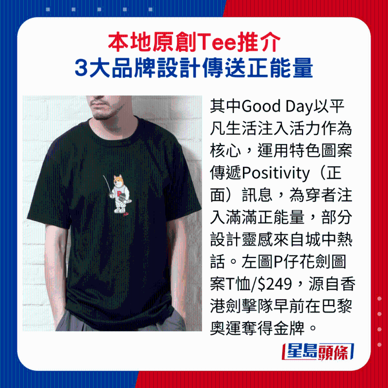 其中Good Day以平凡生活注入活力作為核心，運用特色圖案傳遞Positivity（正面）訊息，為穿者注入滿滿正能量，部分設計靈感來自城中熱話。