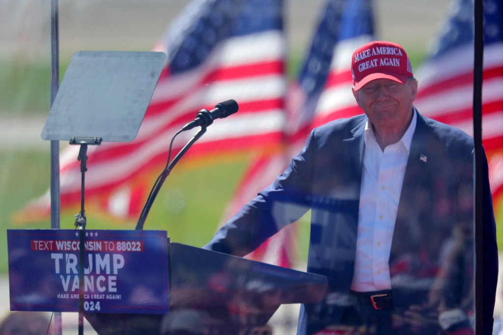 特朗普在威斯康辛州造勢