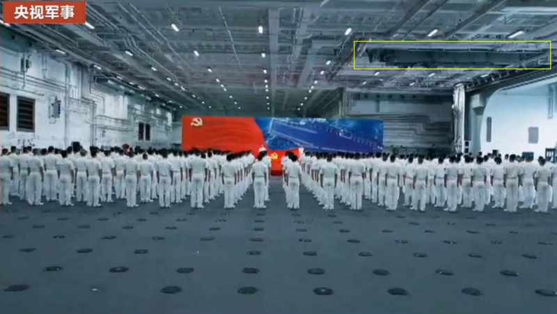 福建艦首次公開船艙內部圖像。