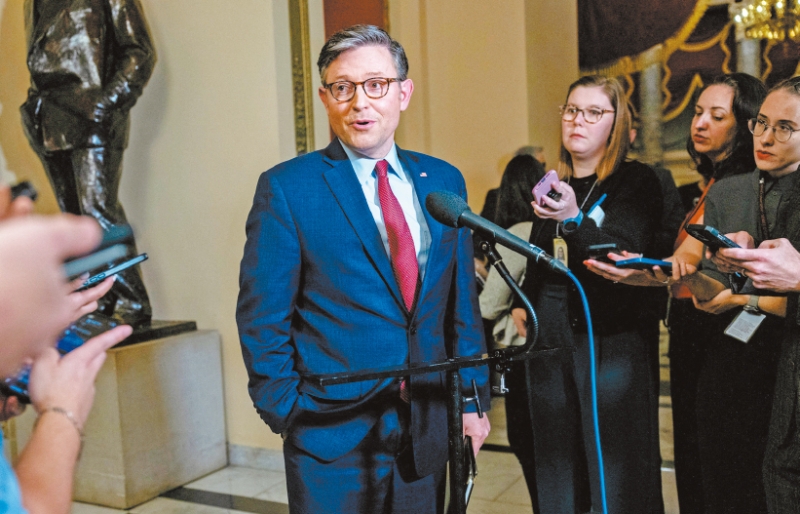 眾議院議長約翰遜。