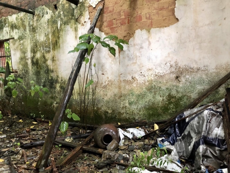 當年發現尸體的地點。