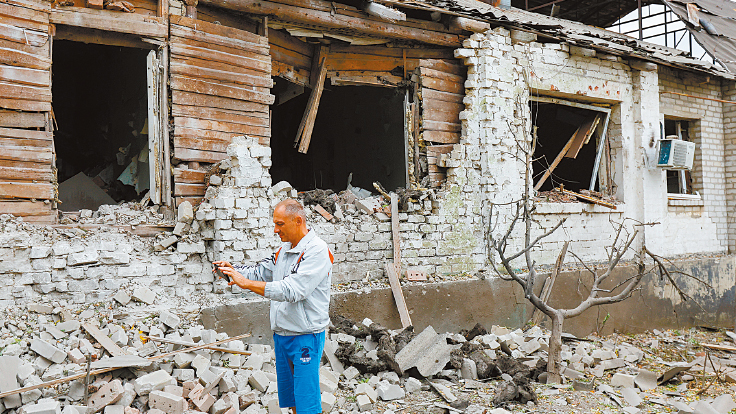 烏克蘭被毀民房 烏克蘭被毀民房