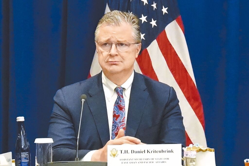 美國務院亞太助卿康達8日重申，美國的「一個中國」政策沒有改變，反對兩岸任何一方片面改變現狀，也不支持臺灣獨立。（美聯社）