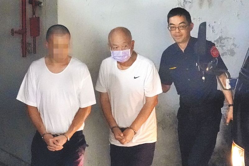 北檢偵辦京華城弊案15日第3度提訊在押的前鼎越開發董事長朱亞虎（中），厘清決策過程、金流等疑點。