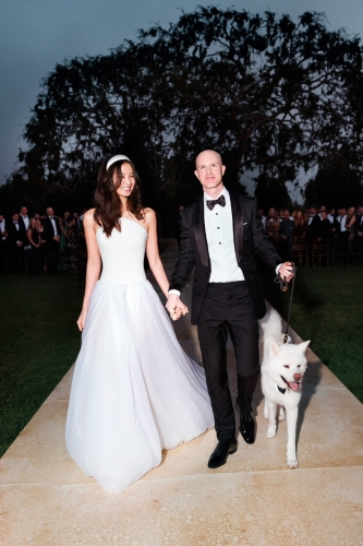 Angela Meng與Brian Armstrong共結連理。(X@brian armstrong)