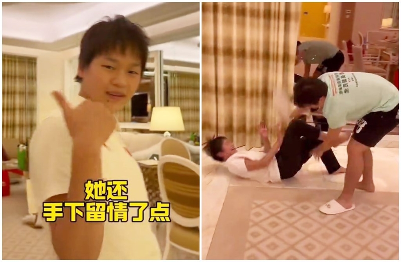 全紅嬋私下相當搞怪，是全隊的開心果。