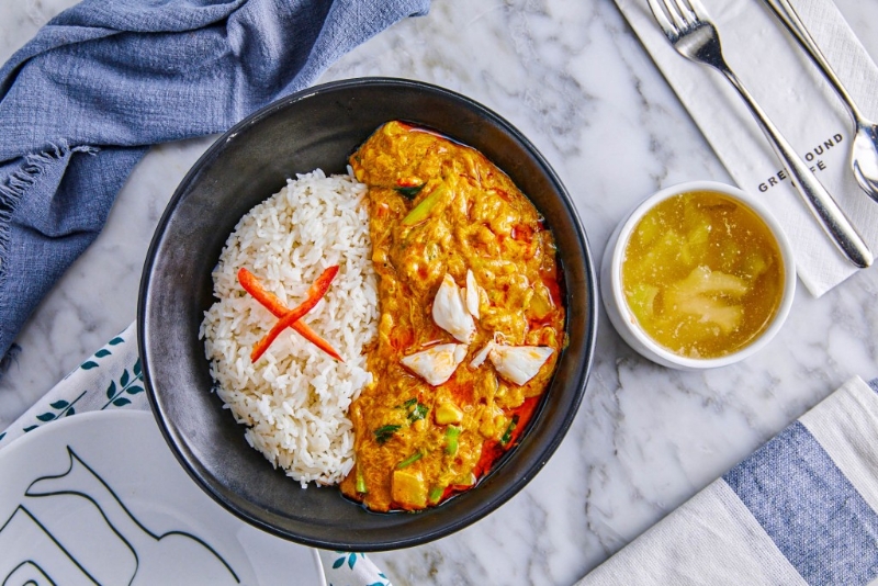 珍寶蟹肉炒黃咖喱$148