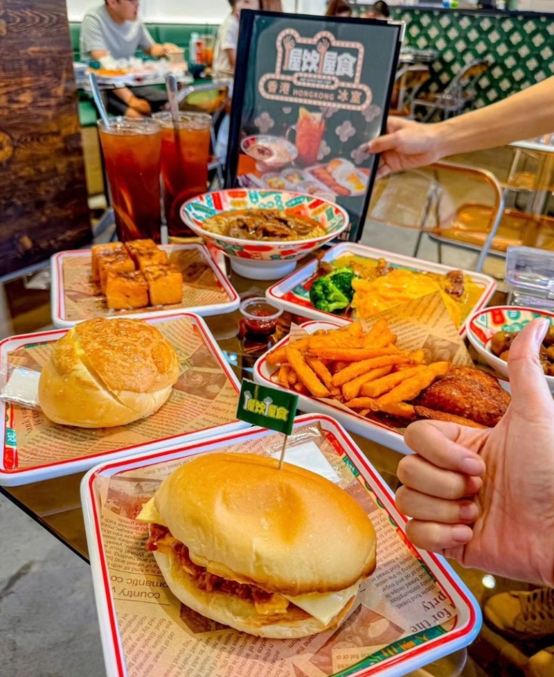握飲握食 《愛．回家》演員杜大偉、鄧永健等香港團隊開設的港式茶餐廳，供應正宗口味港式經典美食，