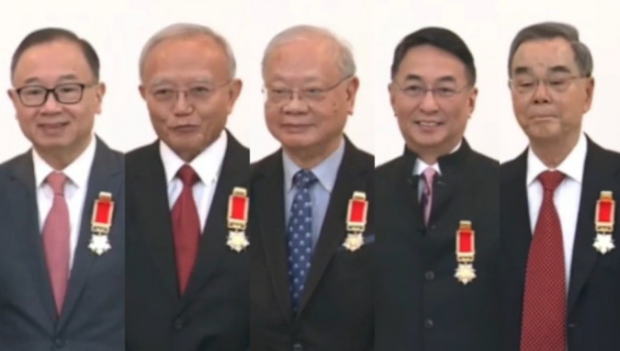 政府向502人授勛 政府向502人授勛