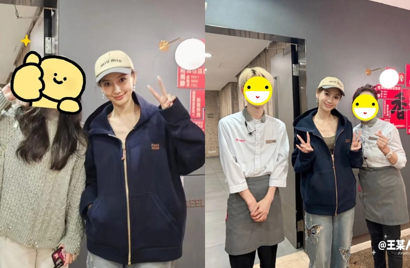 Baby親民和粉絲合照。