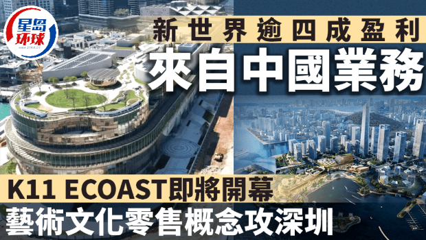 新世界逾四成盈利來自中國業務 新世界逾四成盈利來自中國業務