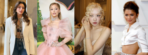 第十至第七名分別為絲拉圖科魯（左起）、亞莉安娜格蘭德、Rosé、千黛亞。