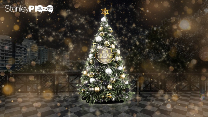 7.赤柱廣場天幕廣場中庭設逾4米高的星光閃爍圣誕樹