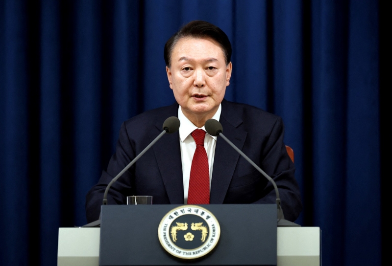 尹錫悅下臺得自家先倒戈，韓國執政黨正式表態。路透社