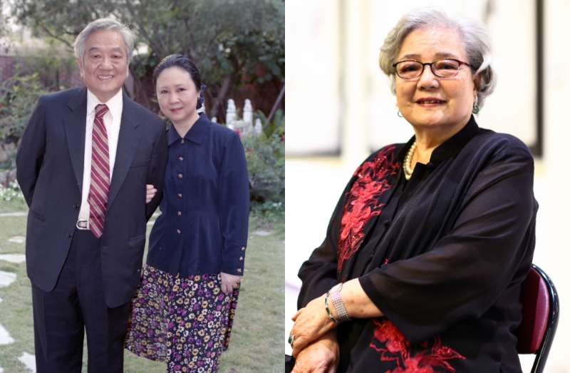 瓊瑤（左圖右）和平鑫濤相戀結婚，讓正宮林婉珍忍不住出書揭露當年內幕。