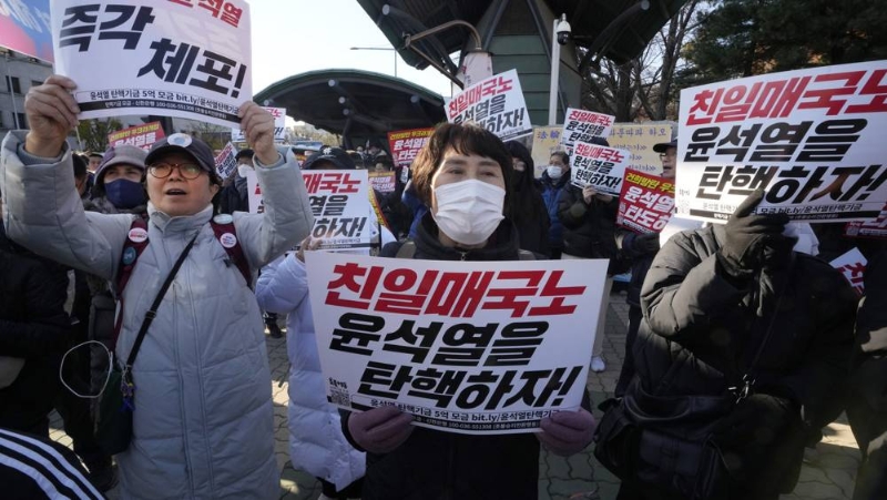 民調顯示，有73.6%受訪者支持彈劾尹錫悅。