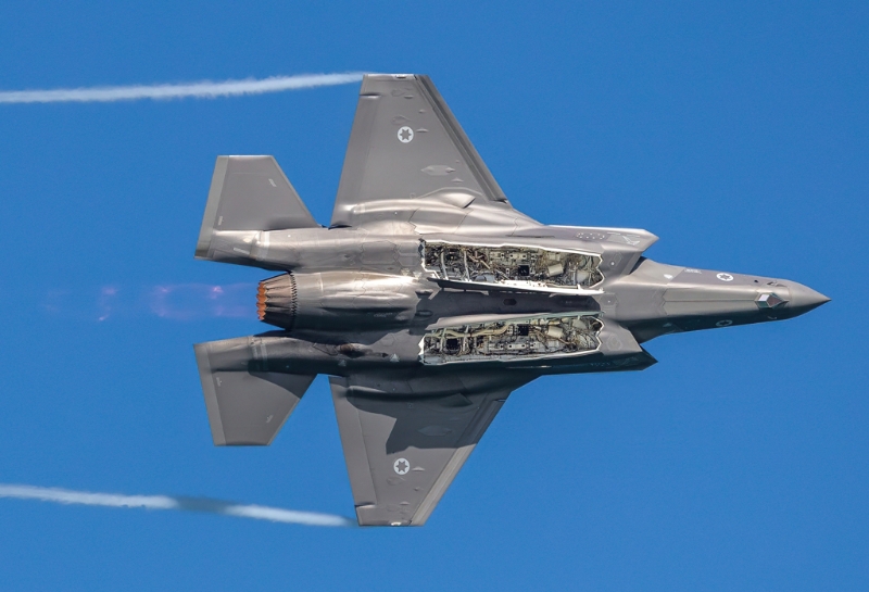 以色列空軍F-35I“全能王”（Adir）隱形戰機的資料照。