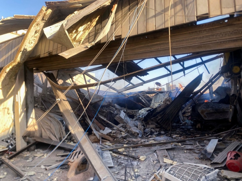 大馬士革郊區。（路透社）