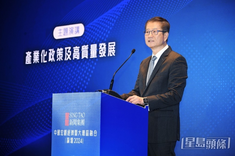 陳茂波表示，地緣政治仍然是香港重要的風險因素。