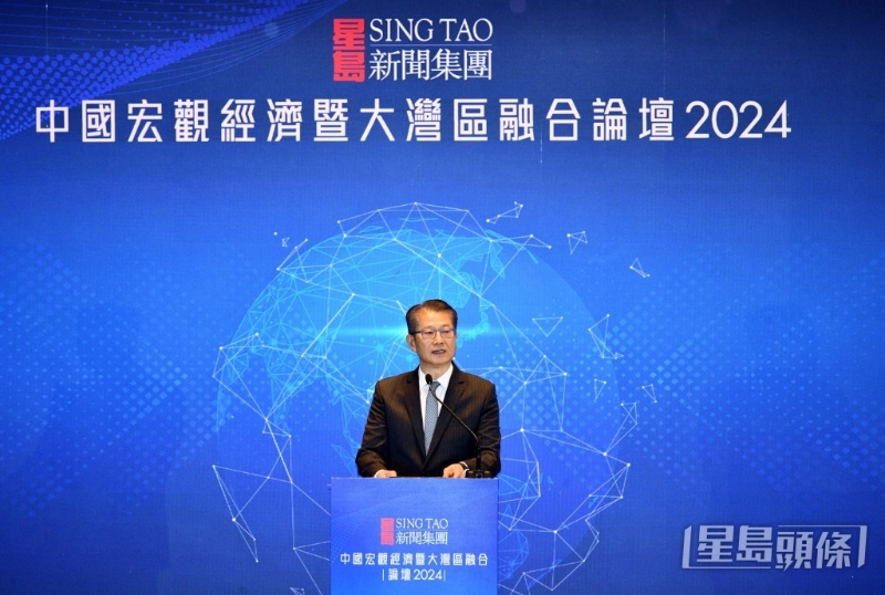 財政司司長陳茂波表示，香港未來發展的關鍵是改革創新。