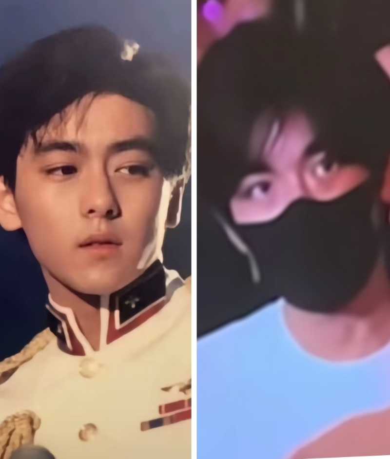 網民把林志穎年輕時的照片與Kimi的照片拍埋作對比。