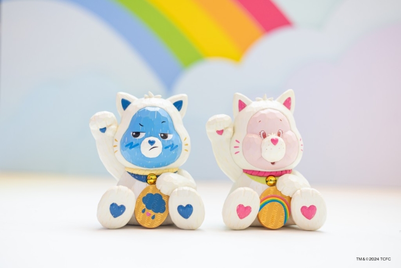 限量發售！18厘米Care Bears福部屋招財貓 各$880（圖片來源：The One）