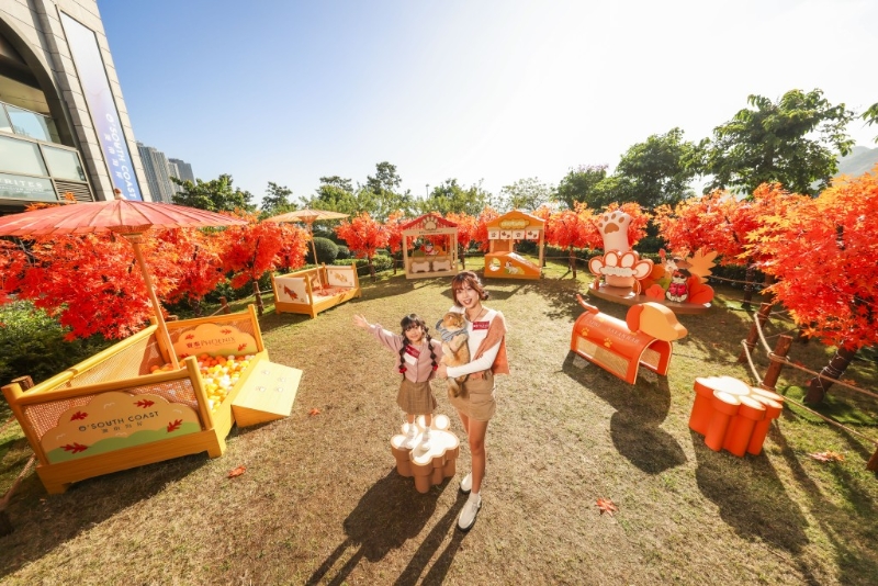 圣誕好去處2024︳賞楓園林九大毛孩共享打卡位（圖片來源：將軍澳“澳南海岸”）