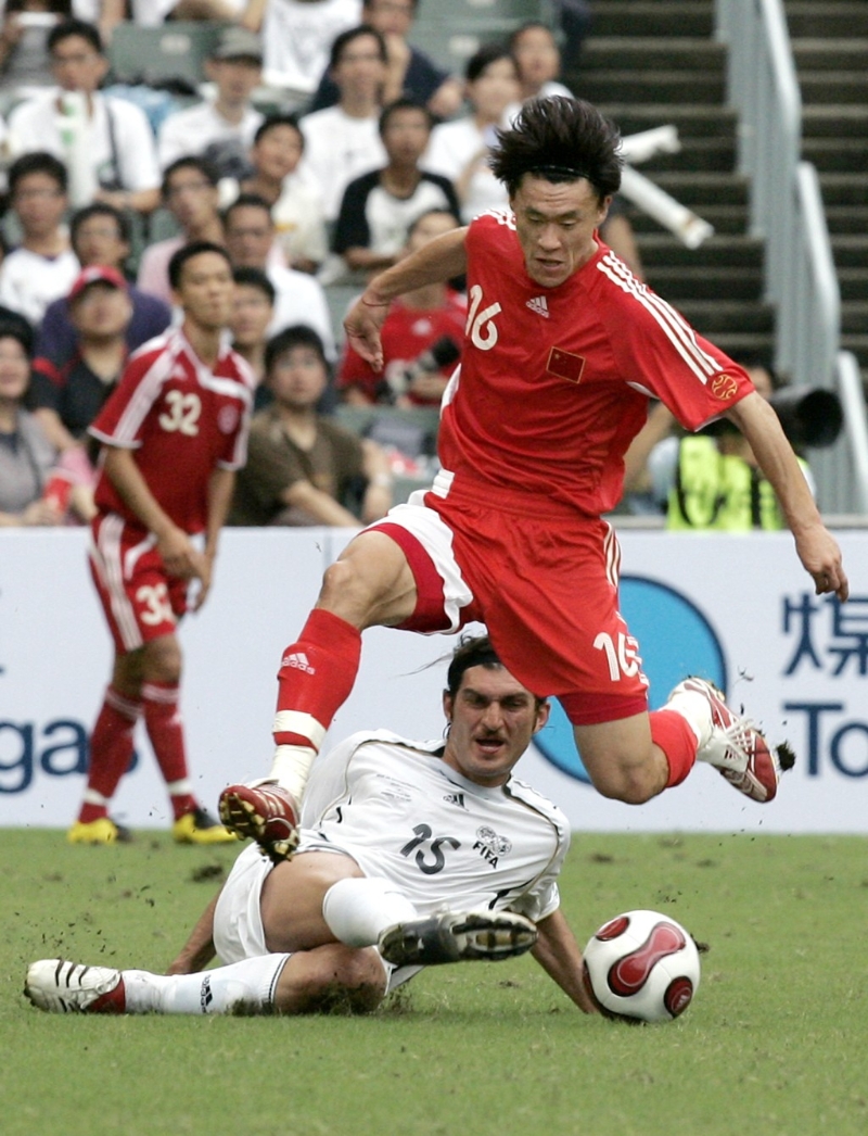 2007年，卡韋拉什維利曾作為世界杯明星隊成員之一來港作賽。 美聯社資料圖