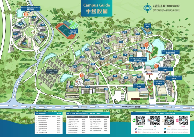 UIC校園地圖。UIC官網