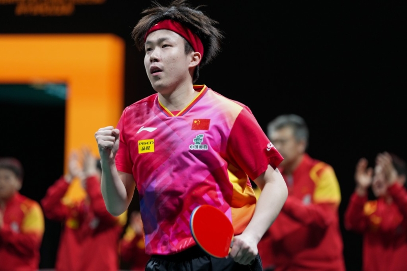 國家乒乓球手王楚欽。
