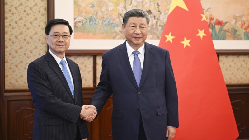 習近平澳門接見李家超 習近平澳門接見李家超