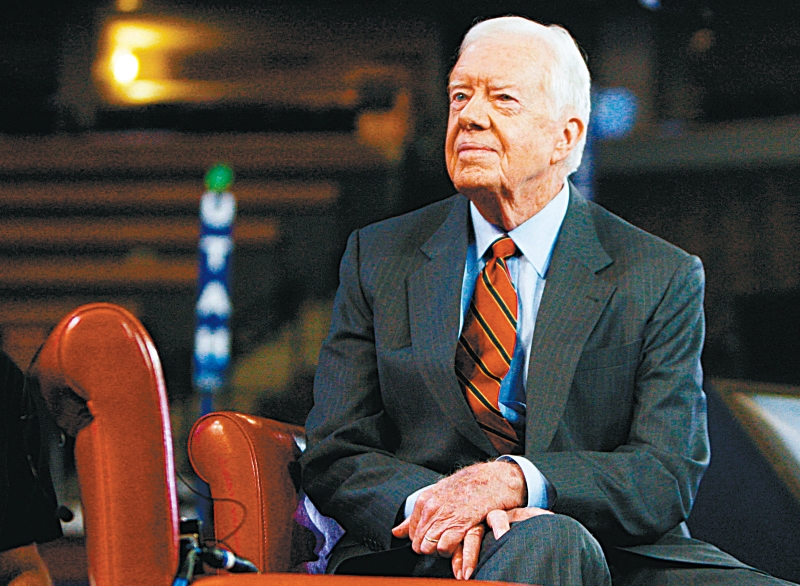 美國前總統卡特。