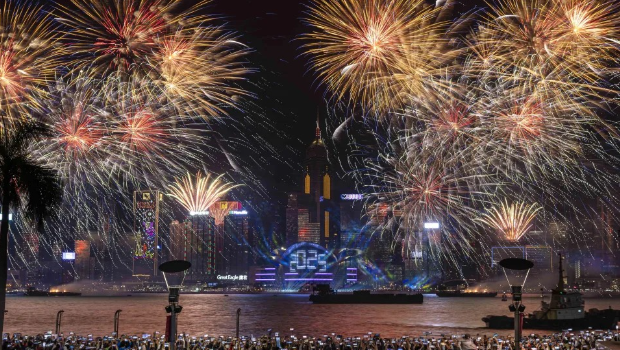 維港除夕煙花匯演
