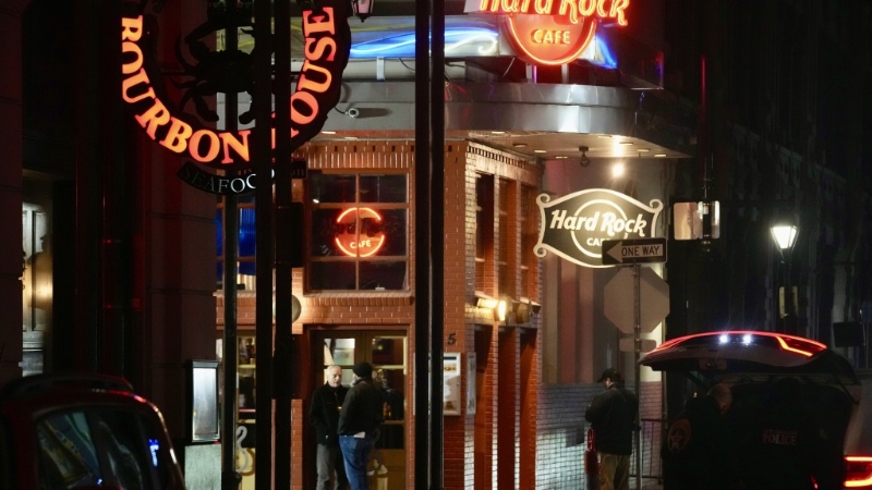 美國路易斯安那州新奧爾良波旁街發生車撞人群及槍擊案。