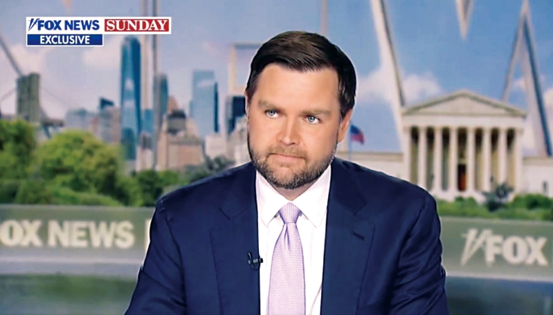 美國候任總統萬斯。