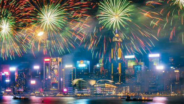 農歷新年煙花年初二維港上演