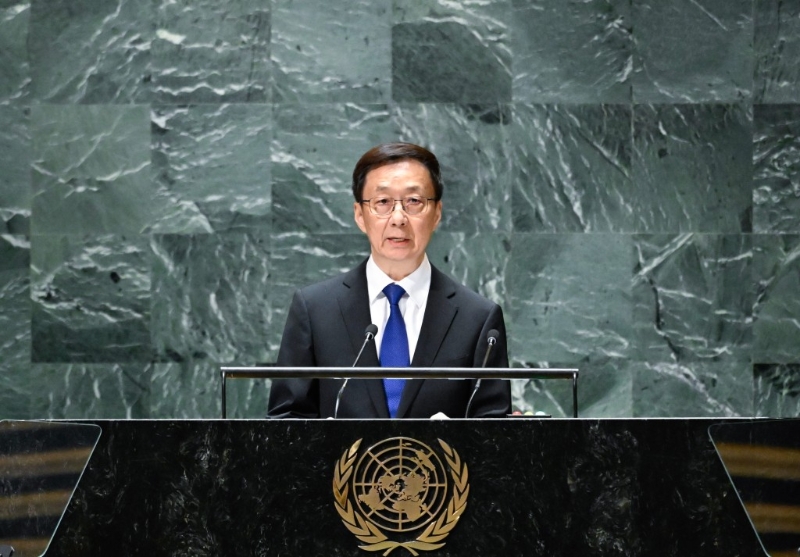 國家副主席韓正。 （新華社）.jpg