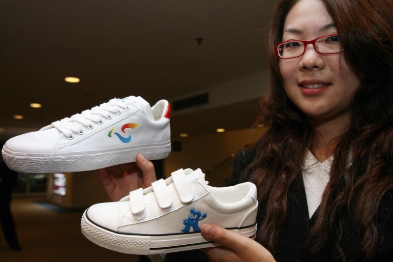 回力是自1927年以來的國產運動鞋老字號。 （新華社）