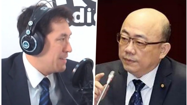 黃暐瀚（左）、郭正亮（右）。