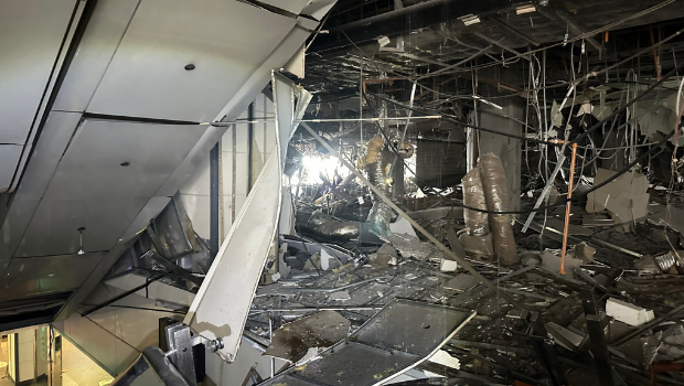 臺中新光三越發生氣爆，內部狀況曝光。