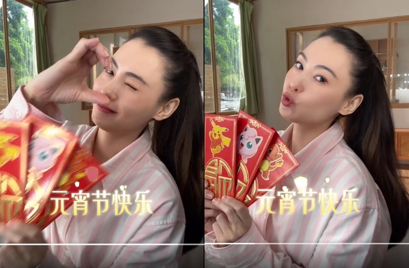 張柏芝身型像大了一圈